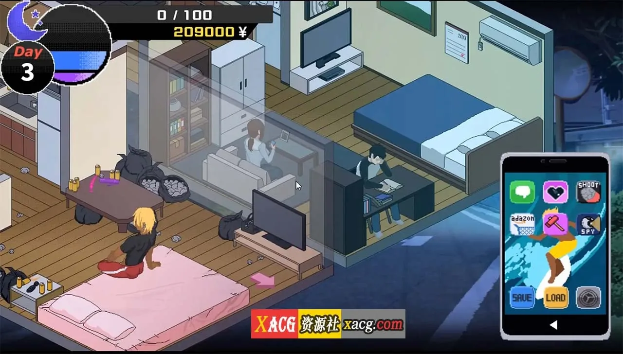 {互动SLG/中文/像素动态}NTR传说 V1.0.3官方中文完结版【完结版/1.02gb】 - 内容配图9