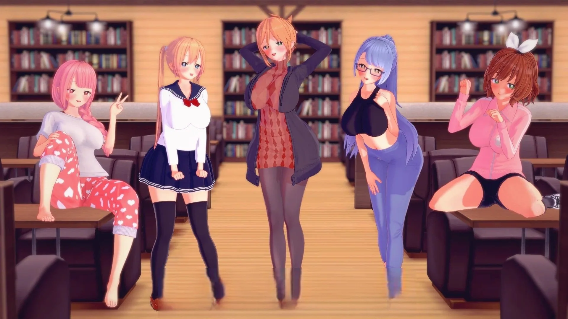 【日系SLG/汉化/3D】夏日MC：那次我发现了一本神奇的催眠书 Summer MC: That Time I Found a Magic Hypno Book v0.12.5【PC＋安卓/1.12G】 - 内容配图2
