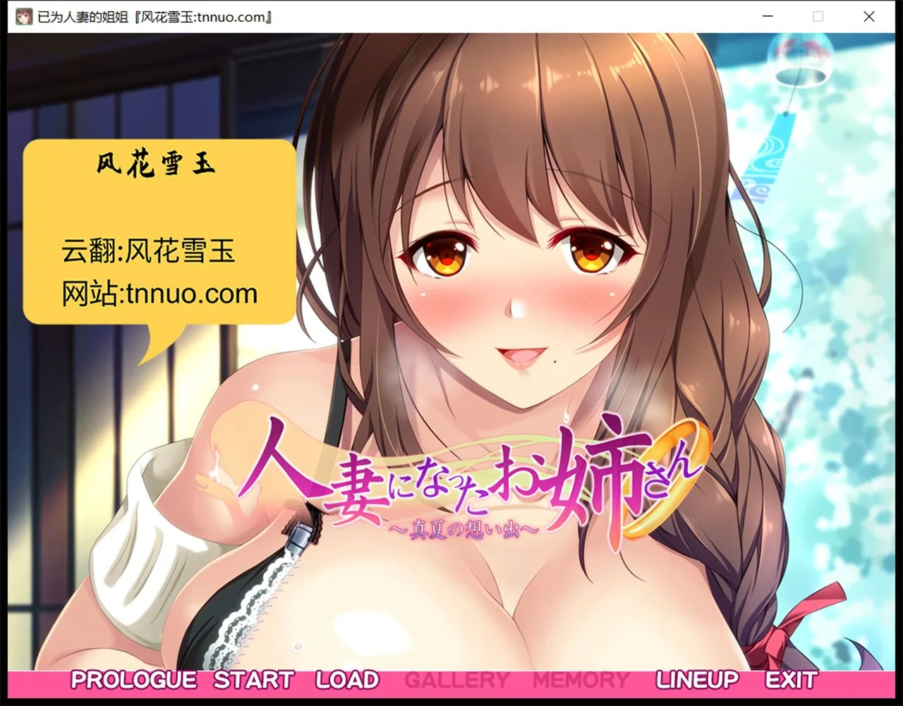【ADV拔作/汉化/超肉画风】已为人妻的姐姐~盛夏的回忆~云汉化版+CG包【1.4G】