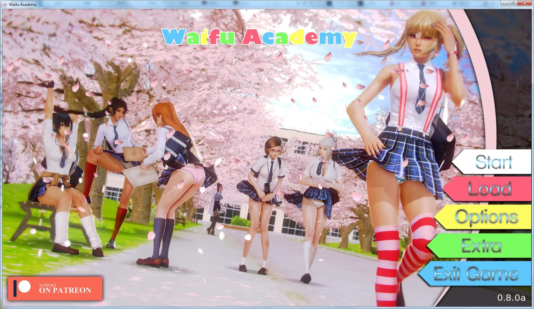 【欧美SLG/汉化/动态】二次元老婆学院-V0.8.0a 汉化版+全CG【 PC+安卓/10G/更新】