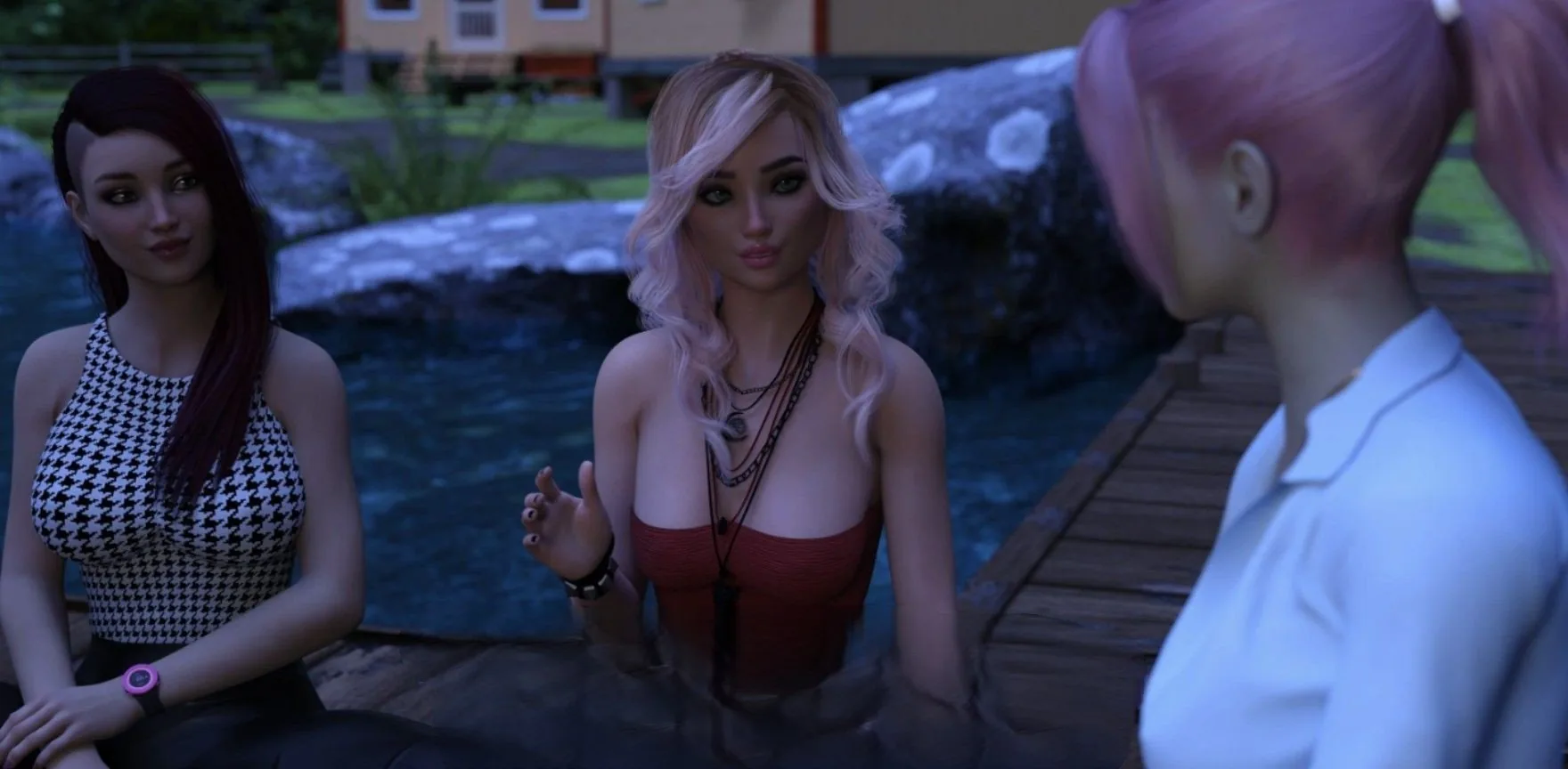 {欧美slg/汉化/3d}帮助辣妹Helping the Hotties Storytime: Kiara’s story v0.3【PC＋安卓/2.78gb】 - 内容配图2