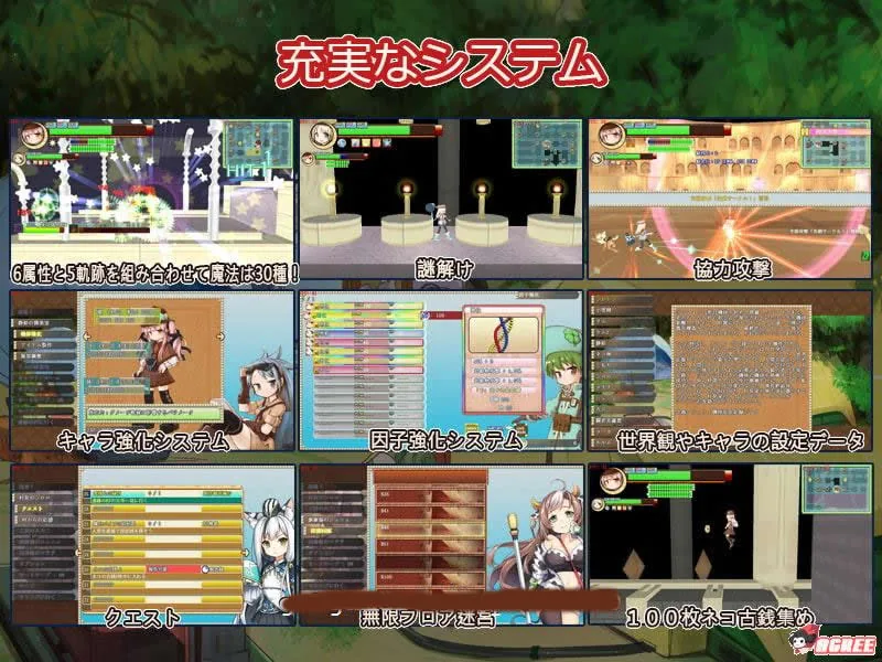 #【ACT/中文/全动态】机核觉醒~吉莉莲与深红迷宫 DL官方中文版#【420mb】【新作/全CV】 - 内容配图3