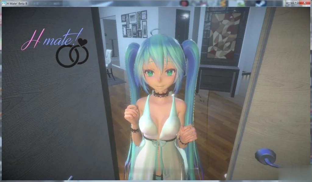 {3D互动/全动态}初音 新妻伴侣miku H mate V8.1更新[增加换装/H事件/约会]【3.52gb】