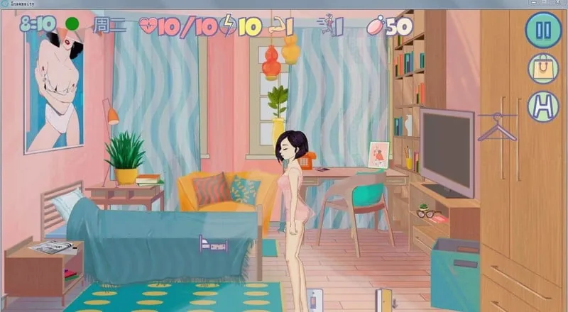 【SLG/中文/完结】疯狂新生活~Insoxsity 正式完结版 PC+安卓双版本 【2.8G】 畅玩游戏 预览第4张