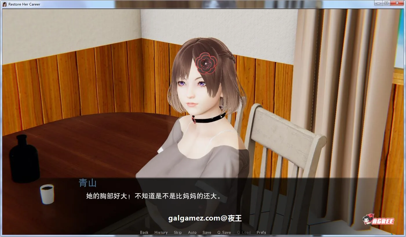 【情人节限免】【欧美SLG/汉化/国风精品】帮她恢复职业生涯 V0.14 最新汉化版【PC+安卓/9G】 畅玩游戏 预览第3张