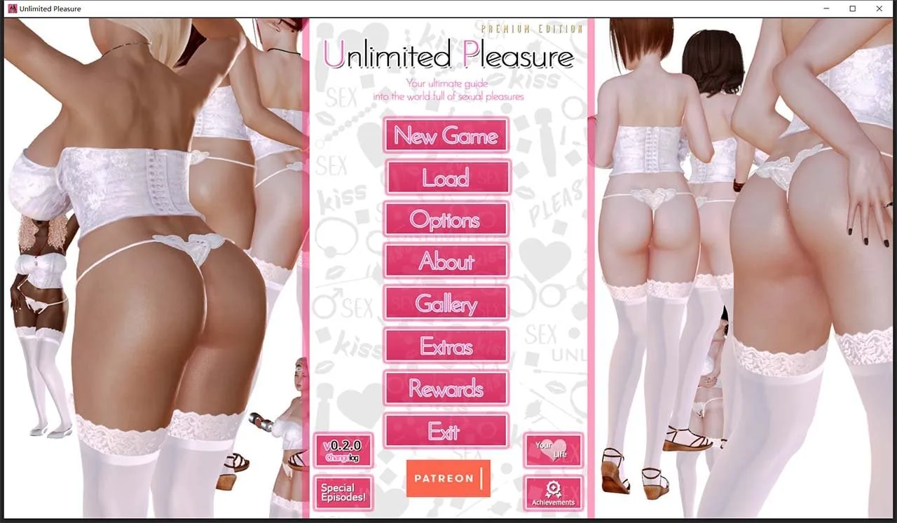 《欧美SLG/英文/动态》无尽的快感 Unlimited Pleasure 重制高级版 V0.3 官方英文版 【PC+安卓/4.02gb/更新】