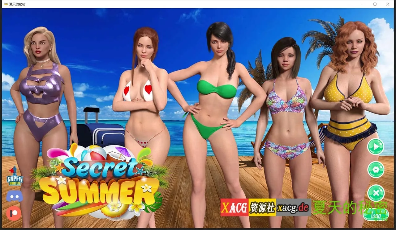{欧美SLG/汉化/新作}夏天的秘密 Secret Summer V0.11 汉化版【PC+安卓/3.02gb】
