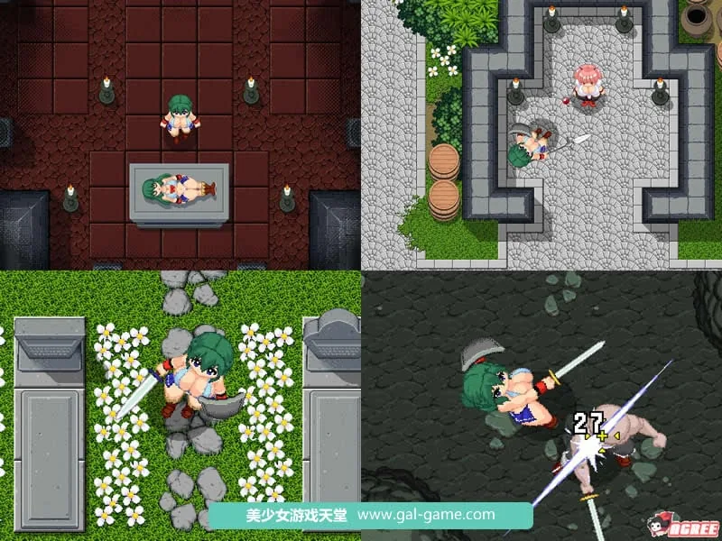 {ACT/全动态/像素风}欲兽之城！獣慾の城砦 V1.1正式版{120mb}{新作/全CV} - 内容配图2