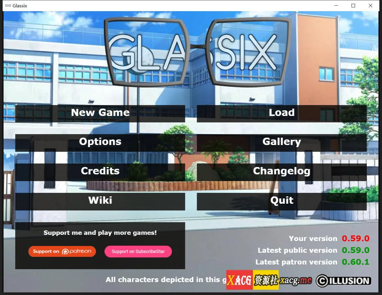 【欧美SLG/中文】神器眼镜 Glassix v0.59 官方中文作弊版【更新/6G】