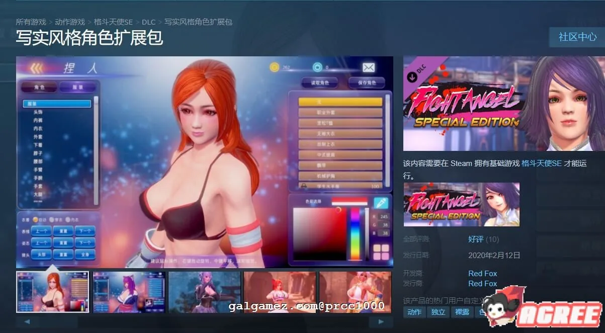 【大型ACT/中文/步兵】格斗天使SE 最全整合版！ 双画风DLC+服装包DLC 【4G】 畅玩游戏 预览第4张
