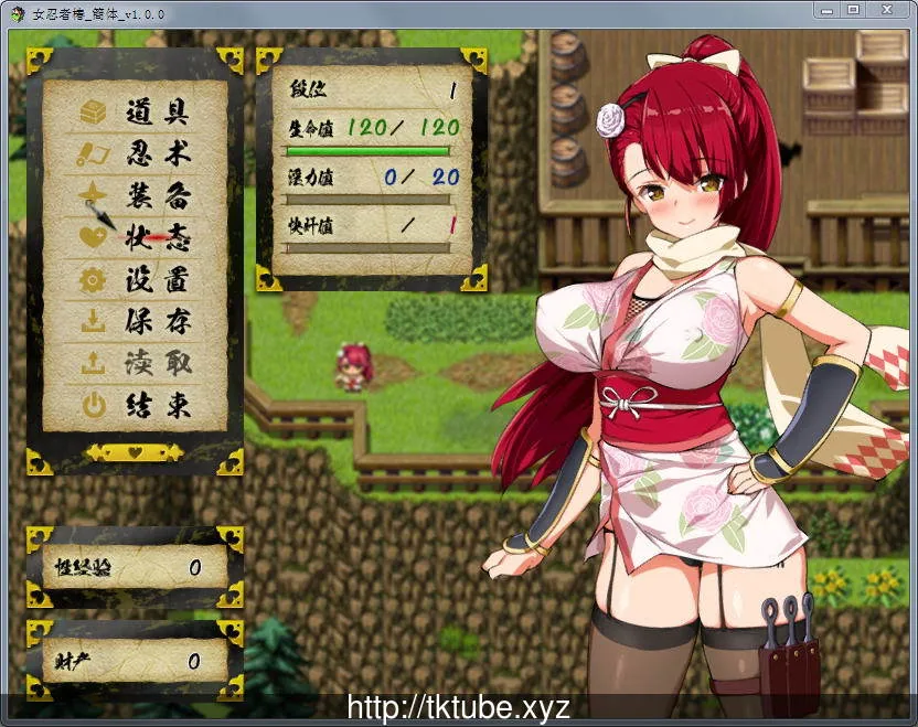 【RPG/中文】女忍者椿：くノ一椿！官方简体中文版+存档+CG包【战斗H/陷阱】【900M】 畅玩游戏 预览第4张