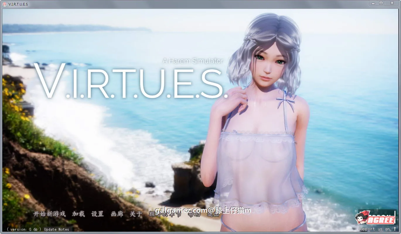 {SLG/汉化/动态}美德：V.I.R.T.U.E.S. Ver0.6C 精修汉化版+全CG{更新/PC+安卓/3.02gb}