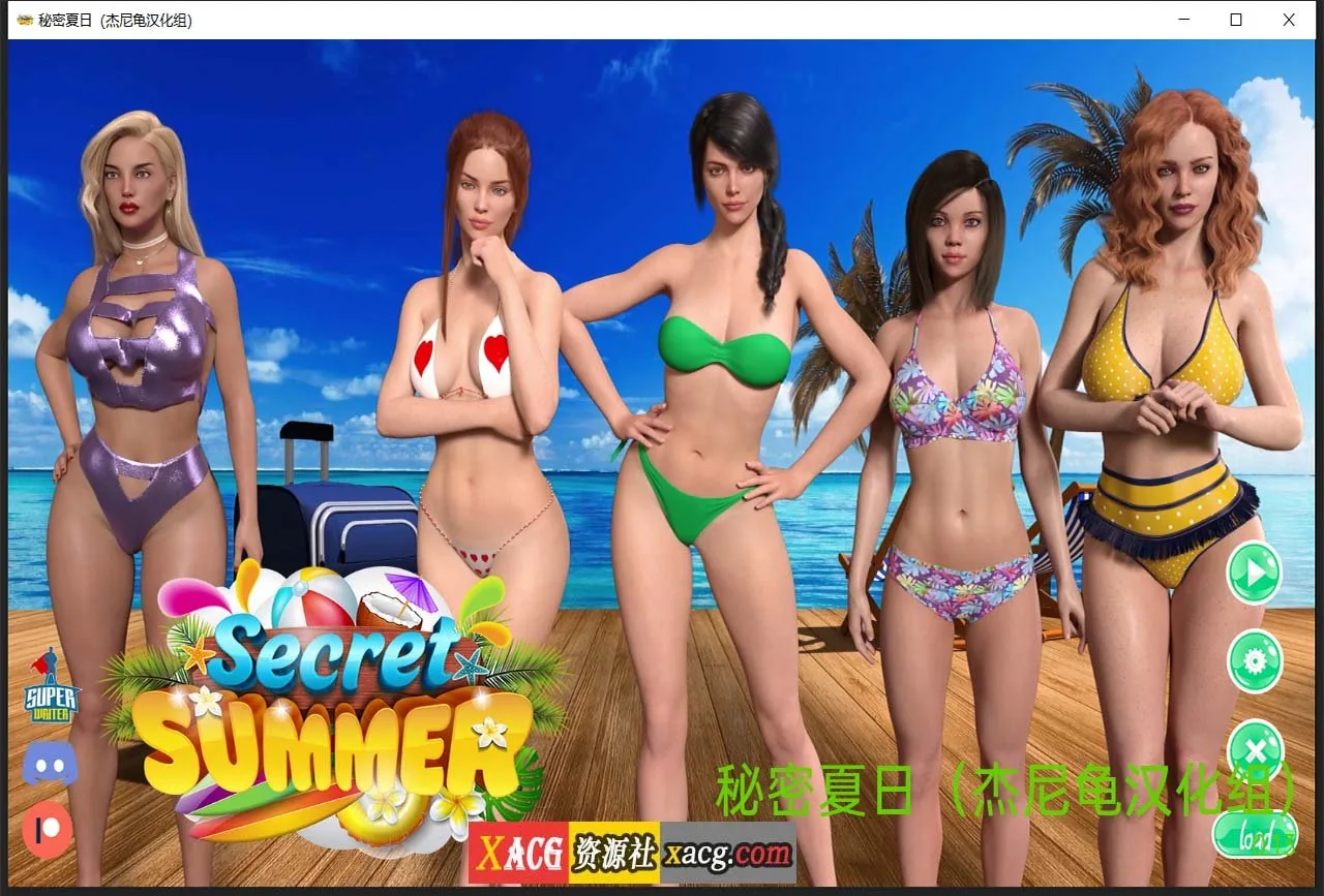 {欧美SLG/汉化/动态}秘密夏日 V0.16.0 汉化版+全CG{PC+安卓/4.02gb}