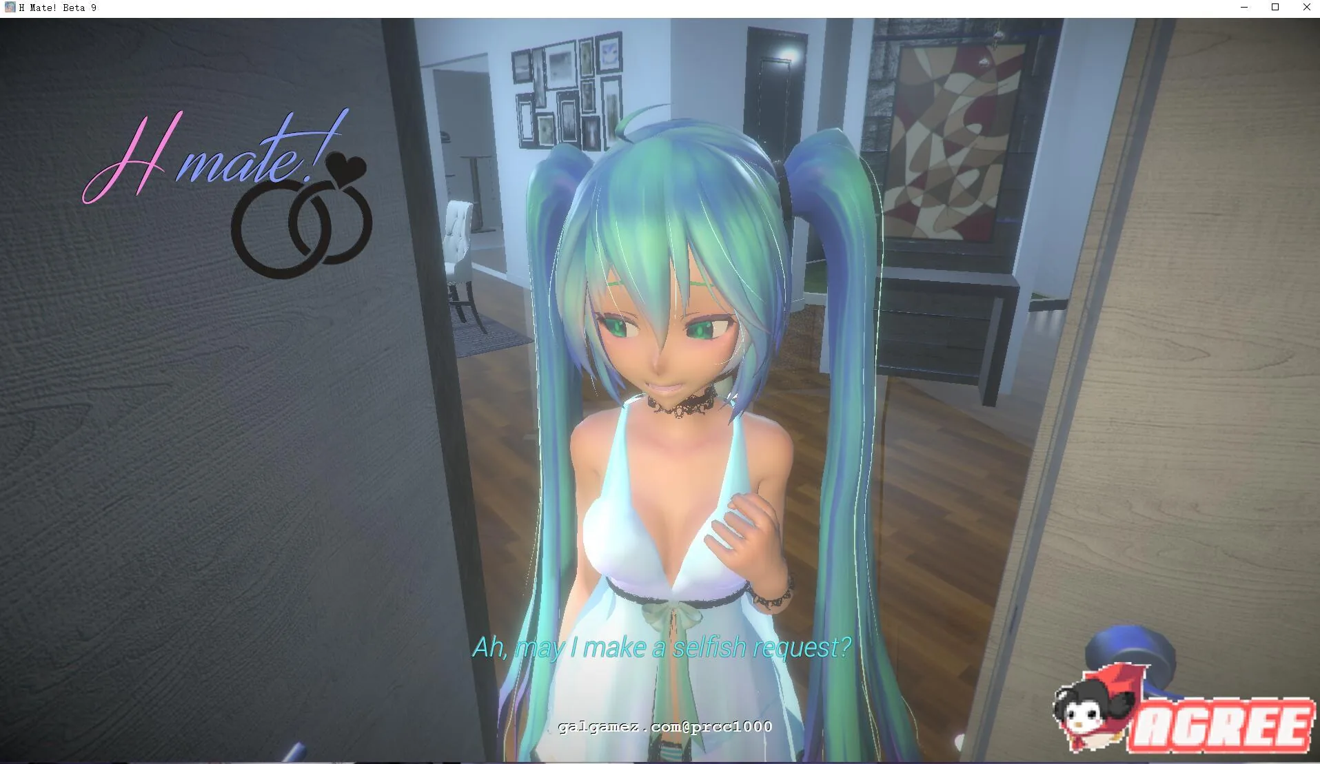 {3D互动/全动态}初音 新妻伴侣miku H mate V9.1{3.72gb/更新}