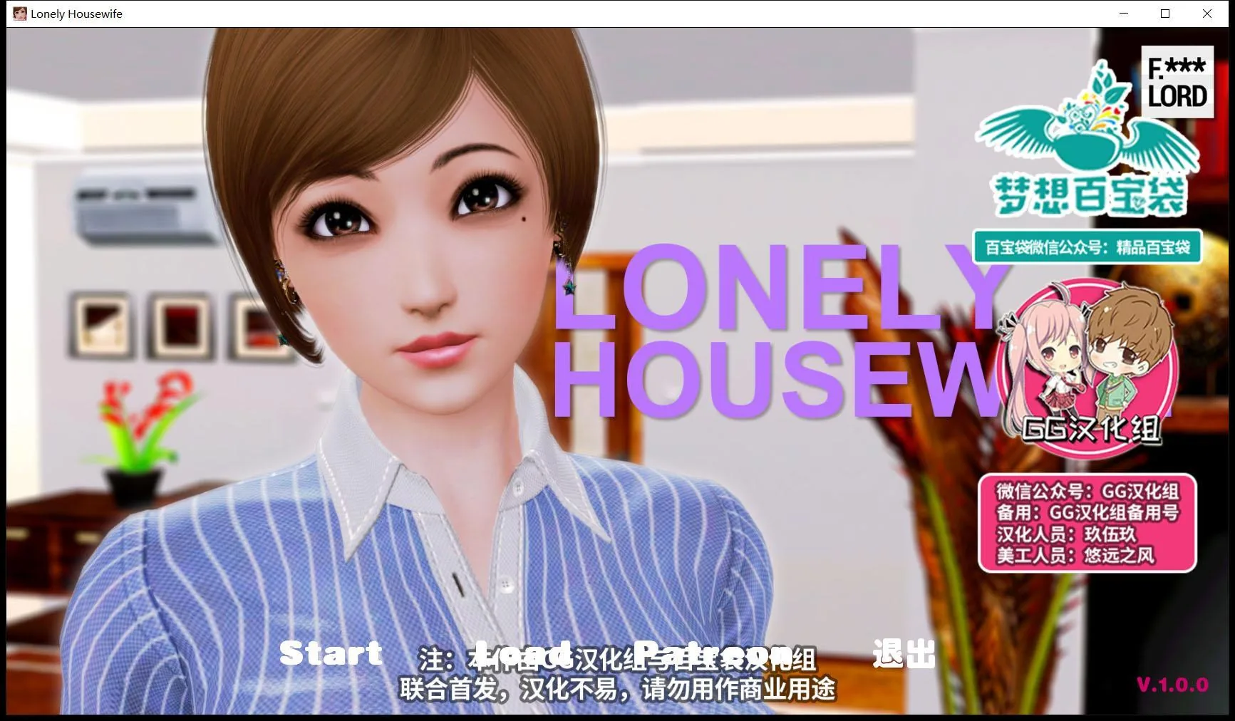 {欧美SLG/GG汉化/动态}孤独的家庭主妇 PC+安卓完结精翻汉化版+全CG{FM/320mb/百度}