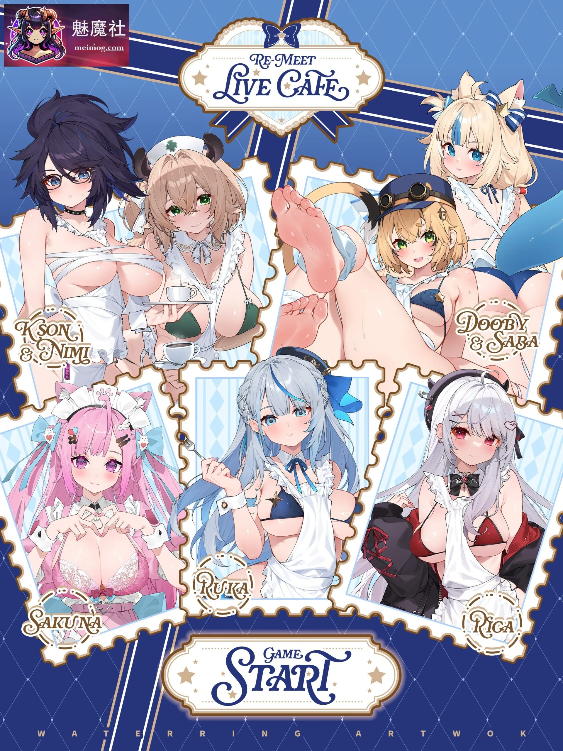 再次邂逅咖啡厅 ReMeet Live Cafe {Ver1.1 官方中文步兵版} {PC} {SLG/官中/全动态} {3.02gb/FM/百度}