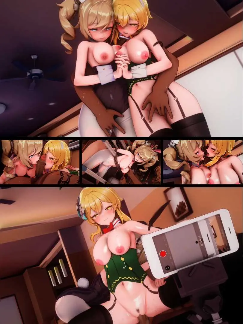 {3D同人动画】kisaki-原神-芭芭拉和萤【218mb-3.49分钟】飞猫+百度