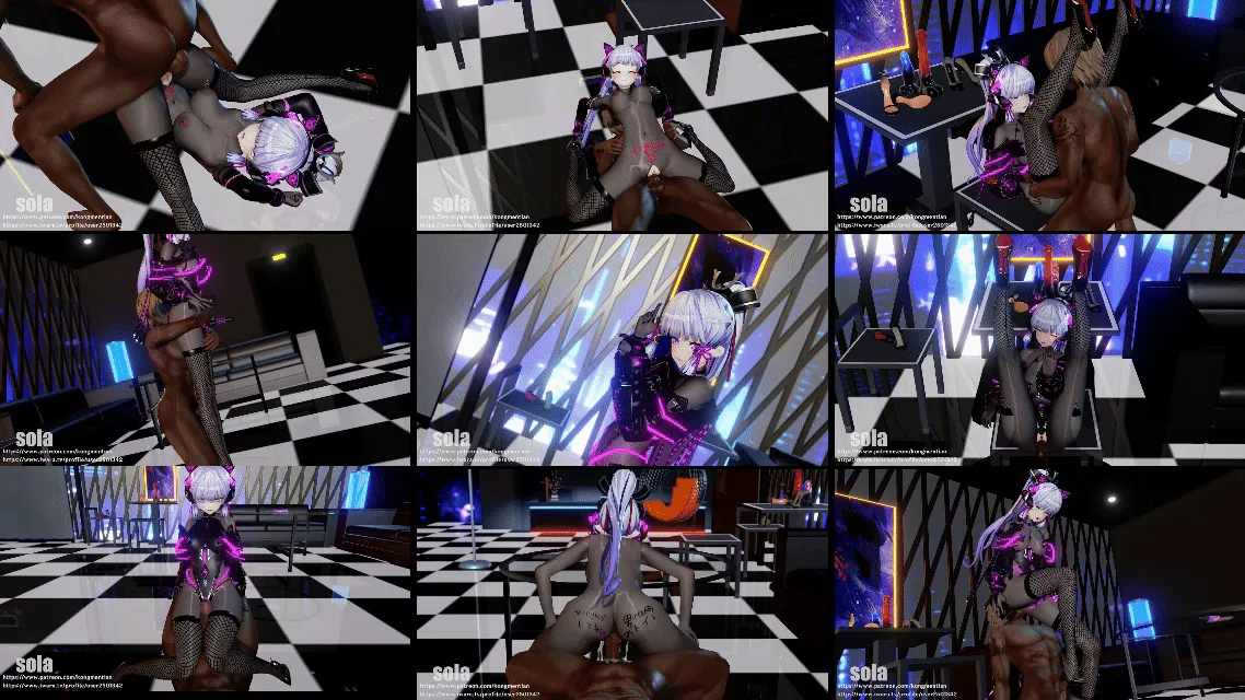 《3D同人动画》sola-原神-神里绫华恶堕《300mb-4.25分钟》飞猫+百度