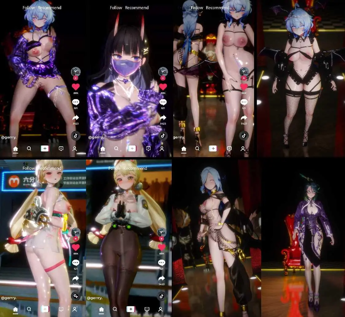 {同人动画}yerrrg–原神-妖艳T台【617mb-12.32分钟】飞猫转百度