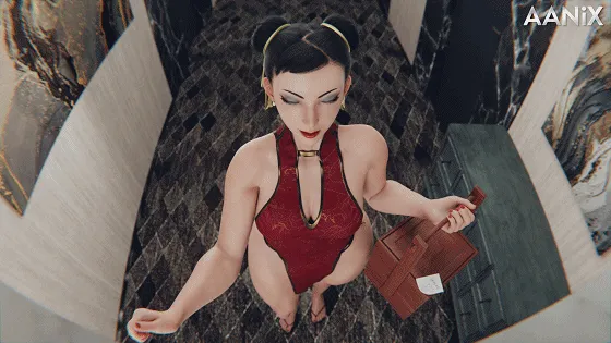 [3D/无修/CV] AANiX 4月长篇新作：Chunni Special 春丽 性感旗袍御姐的特别外卖派送 [2.22G/FM/WY]