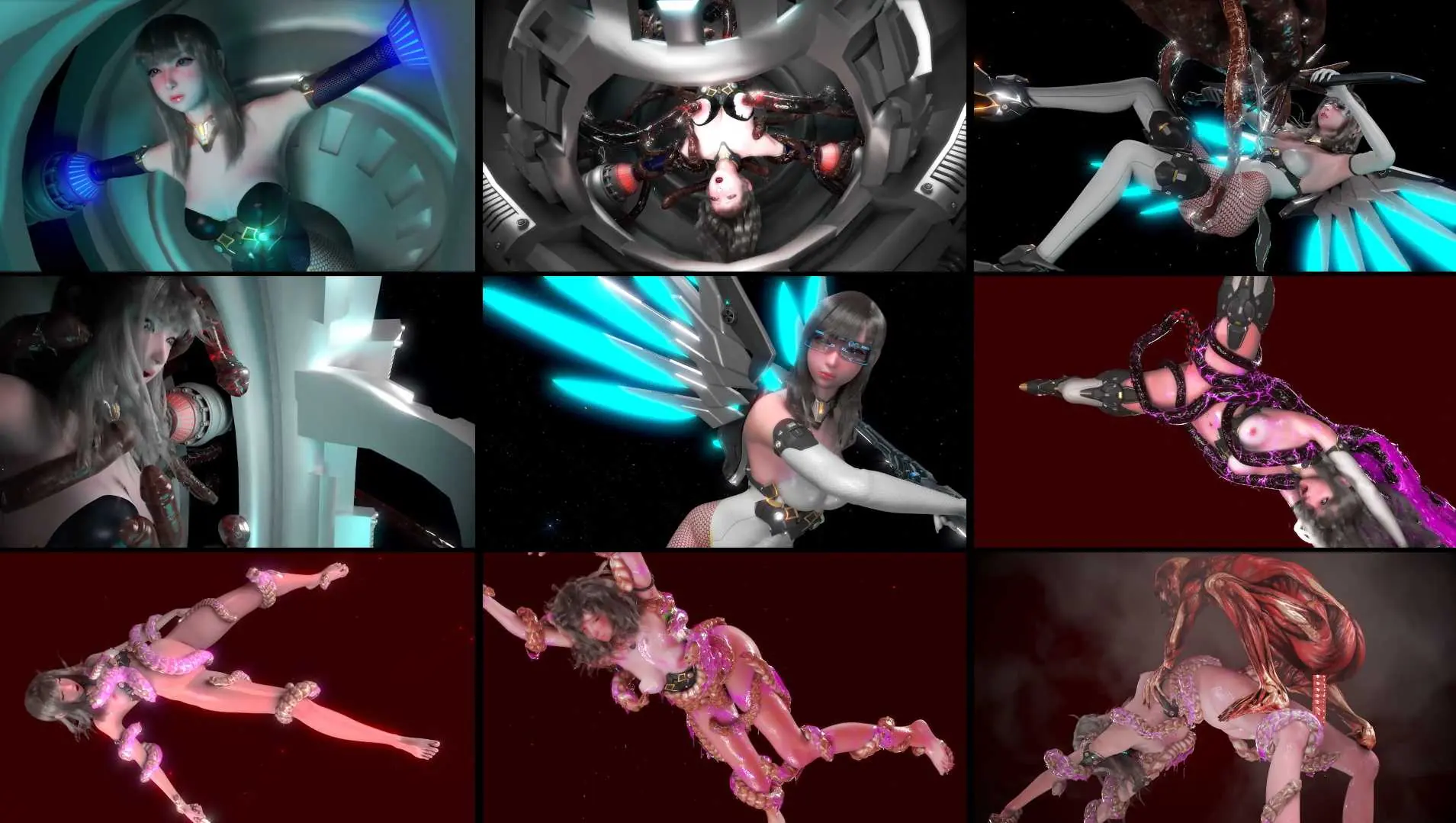 {3D同人动画】ATD-宇宙机甲女神PHI系列1-5【1.41gb-35.27分钟】飞猫+百度