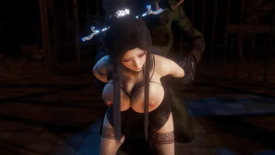 {3D/NTR/VAM} fengying：陆雪琪 兽人地牢 下 性感黑丝御姐沦为兽人肉便器 {3.62gb/FM/WY}