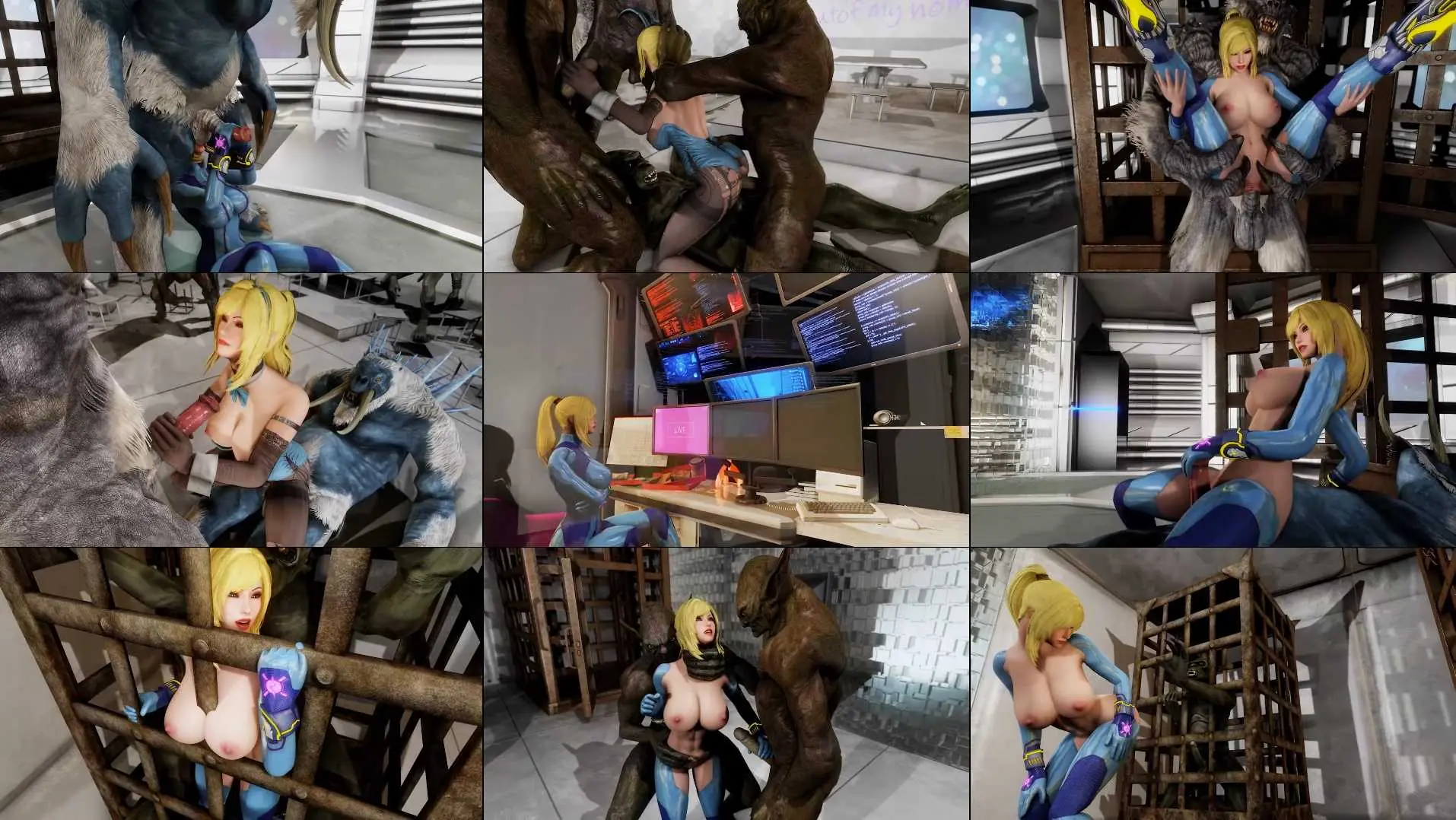 {3D同人动画}Ragneg-银河战士-萨姆斯处理太空事务记【1.05gb-29.29分钟】飞猫转百度