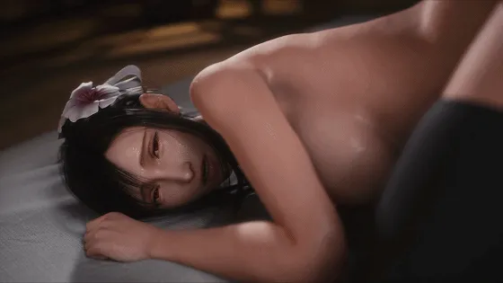{3D/无修/CV} JuicyNeko 9月新作：Tifa Doggy 蒂法 超赞性感女神狗爬式后入中出 [240mb/FM/WY]