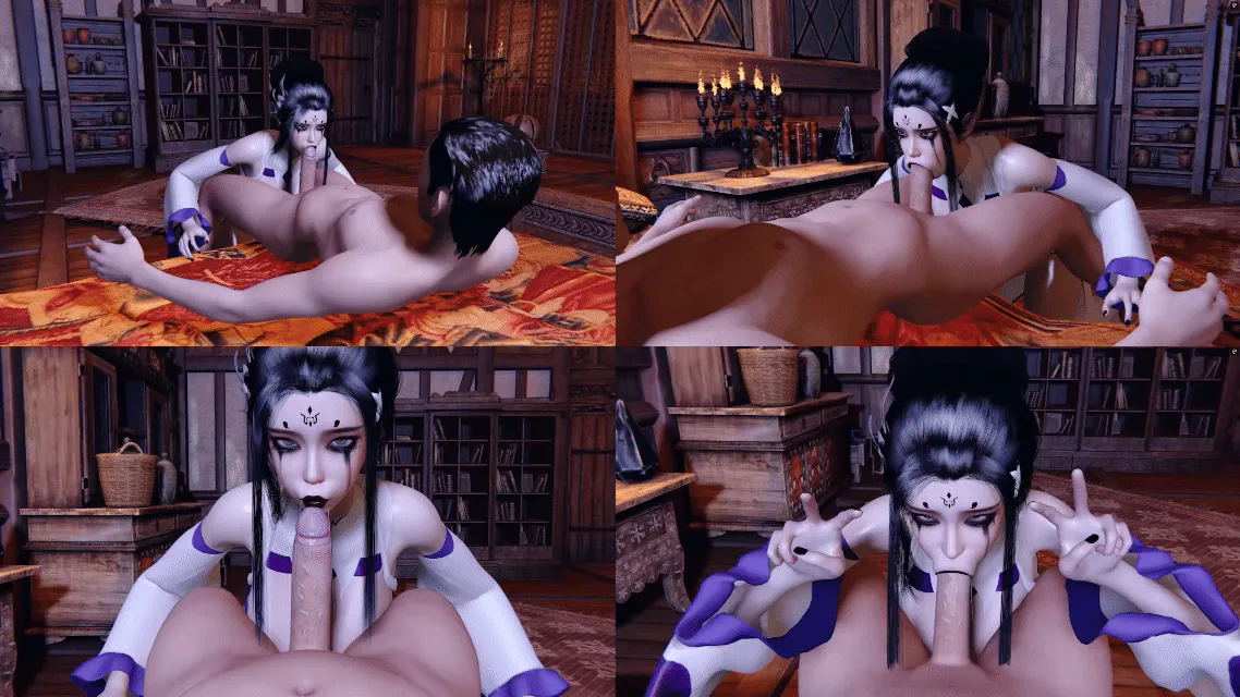 {3D同人动画}VAM小梦：黑神话之四妹cosplay马脸口交【229mb-4.23分钟】飞猫+微云