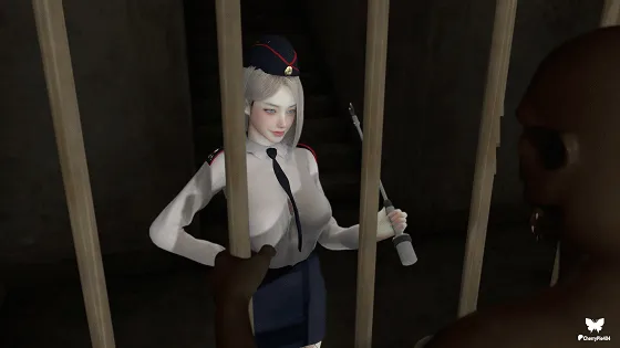[3D/动态/VAM] CherryPie404 7月新作：prisoner and dog 性感女狱警被黑人囚犯俘虏侵犯 [634M/FM/WY]