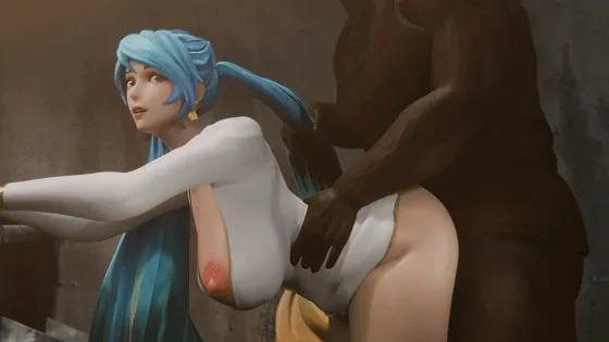 |3D/无修/CV| Nythra3D 7月新作：娑娜+艾希+黑百合+萨勒芬妮 性感御姐黑色巨根激情爆肏 |1.02gb/FM/WY|