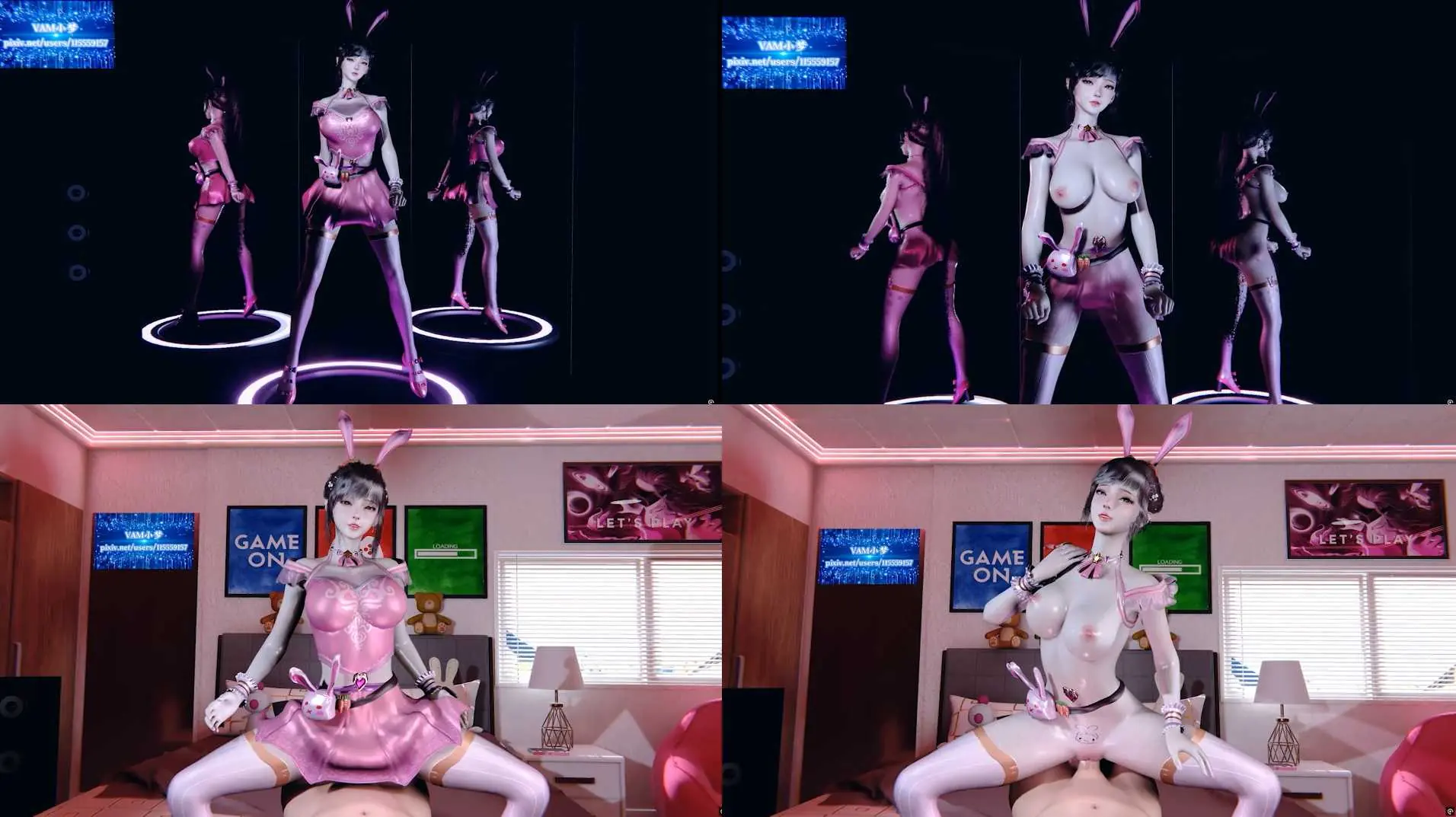 {3D同人动画}VAM小梦-斗罗大陆-少年小舞摩托摇{223mb-5.17分钟}飞猫+百度
