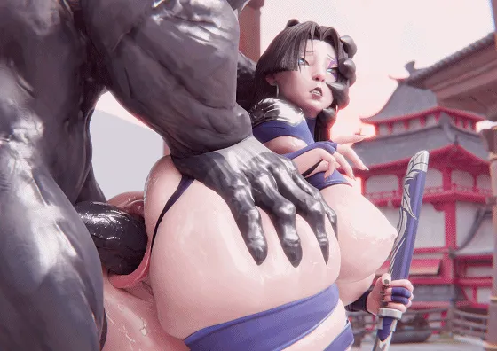 {3D/无修/CV} AzureLotus 10月新作：雾子+灵蝶+大黄蜂 性感丰满御姐后入激情爆肏 {225mb/FM/WY}