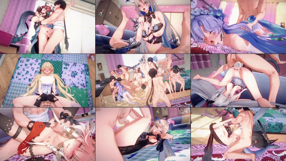 {3D同人动画}白墨-鸣潮-一周年淫趴派对{289mb-4.27分钟}飞猫+百度