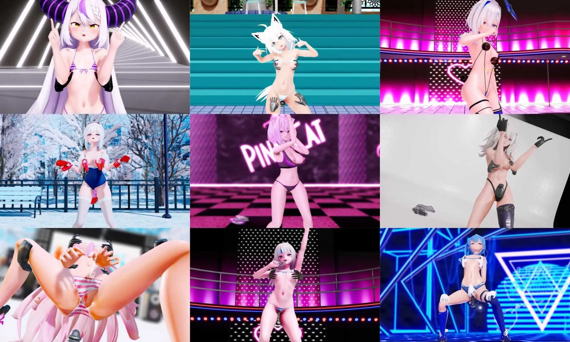 #MMD##更新至2025.10.10#精品合集_高质量R18MMD_wem4464_舞啪#1.32gb/10V##FM转BD#