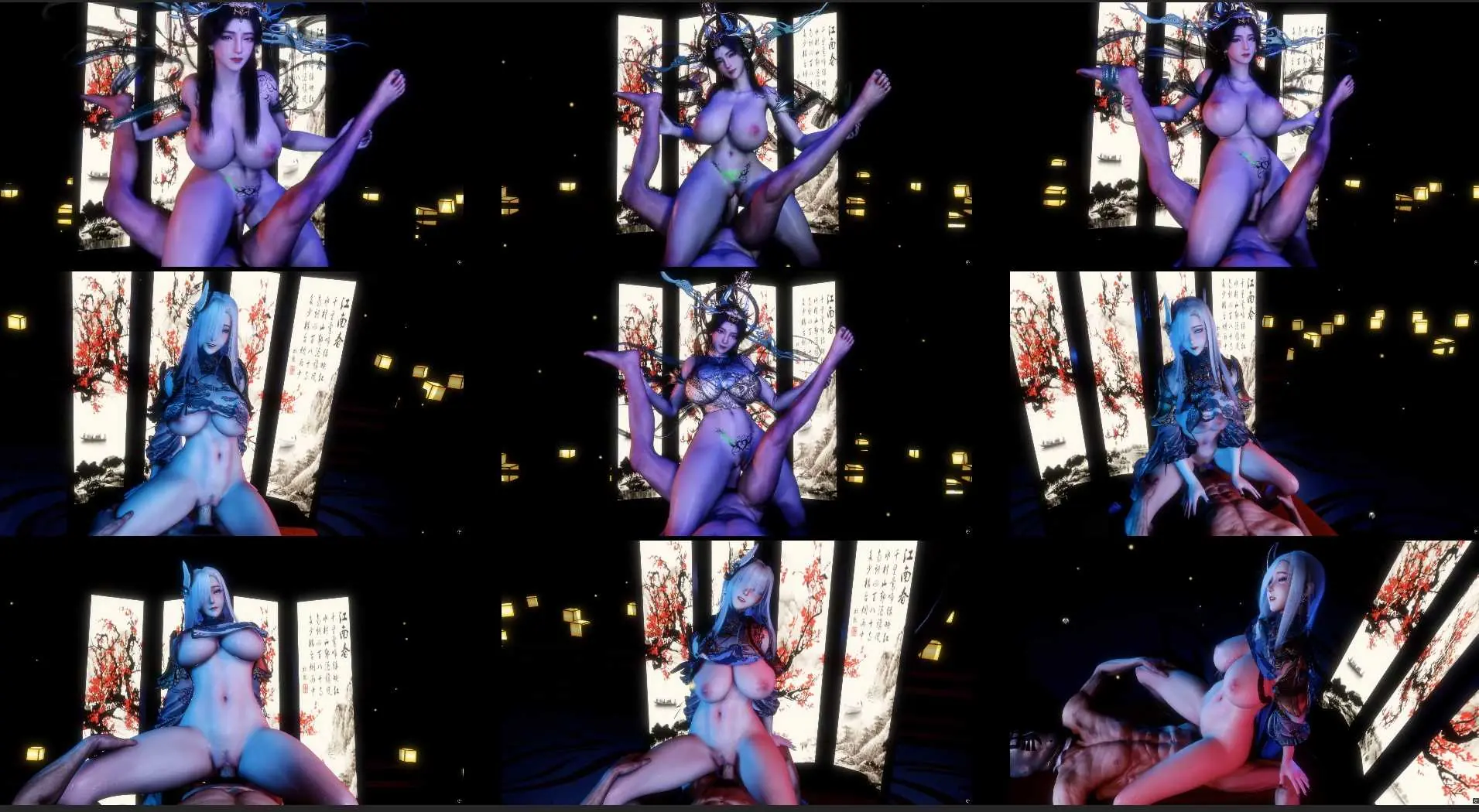 《VAM同人动画》 WX990-完美世界-柳神和申鹤-江南春-《2V-261mb-4.50分钟》 飞猫转百度