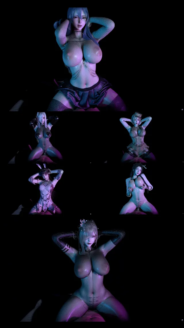 {3D同人动画}Borij-国漫混剪骚女骑舞{160mb-3分钟}飞猫+百度