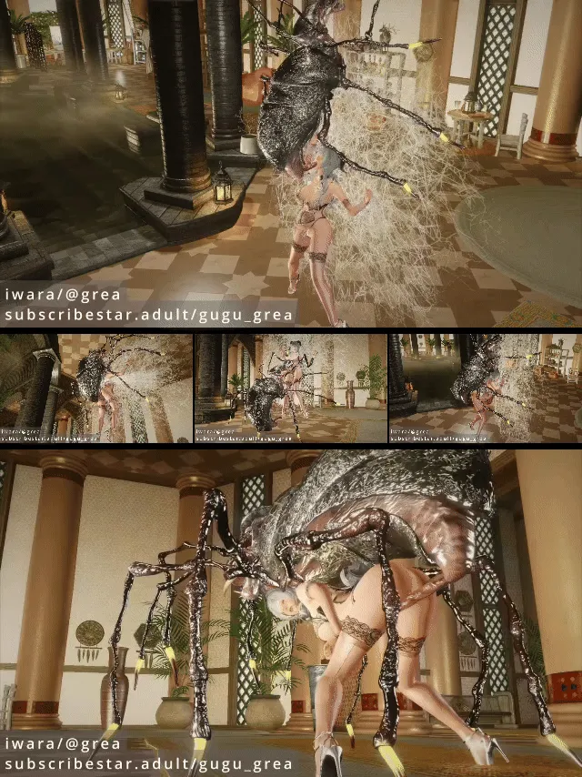 《3D同人动画》Grea-原神-甘雨x蜘蛛《255mb-6.50分钟》飞猫+百度
