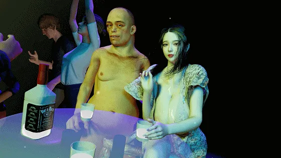 {3D/夫目前犯/NTR} 牛头人爱好者：妻心后传-艾沫沫-酒吧NTR 性感御姐在男友面前被侵犯中出 [3.52gb/FM/WY]