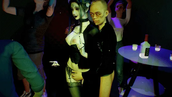 {3D/夫目前犯/NTR} 牛头人爱好者：四妹酒吧NTR 性感黑丝女友在男友面前被侵犯中出 [1.92gb/FM/WY]