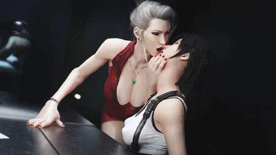 {3D/无修/CV} KamadevaSFM 4月新作：FF7 Shinras Just-Ass 蒂法 审讯室内的特殊惩罚 {667mb/FM/WY}