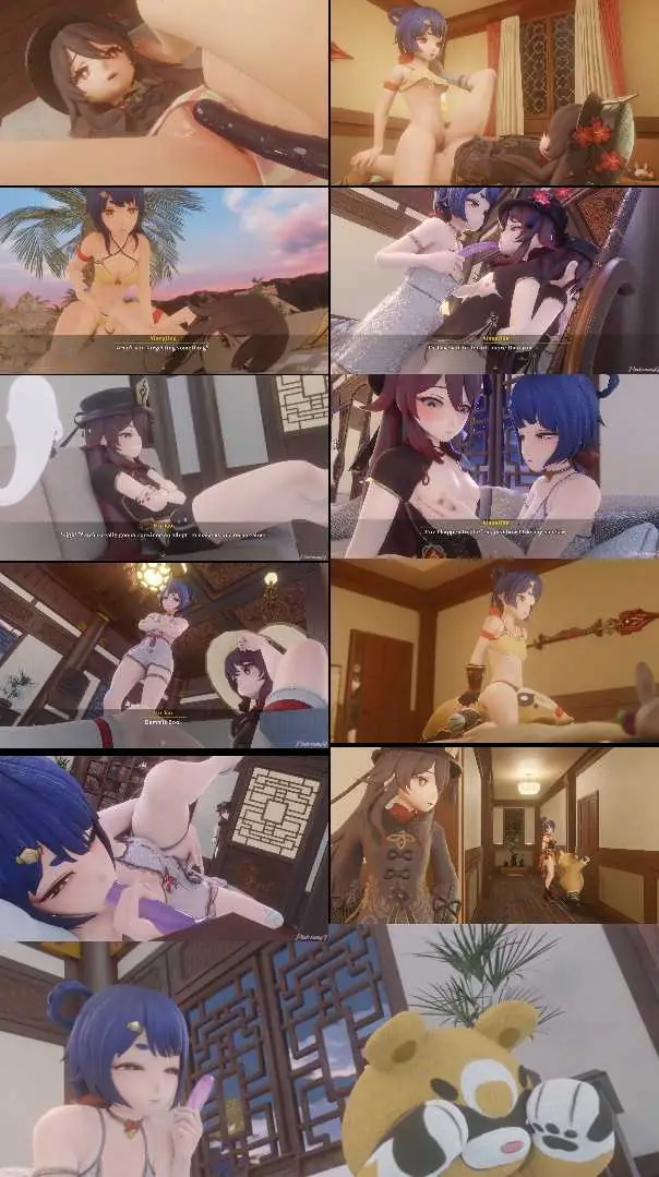 {同人动画}pinksama–原神-胡桃和香菱的交响乐{1.99gb-43.45分钟}飞猫+百度