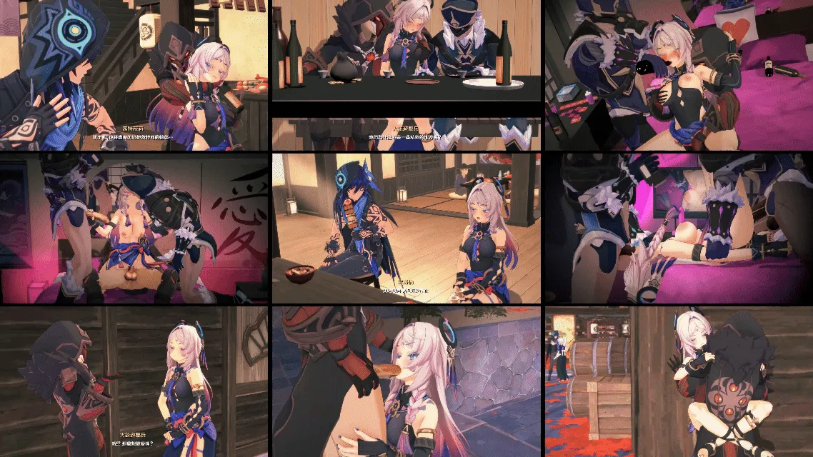 {3D同人动画}Chi-原神-贪杯的茜特菈莉{272mb-11.04分钟}飞猫+微云