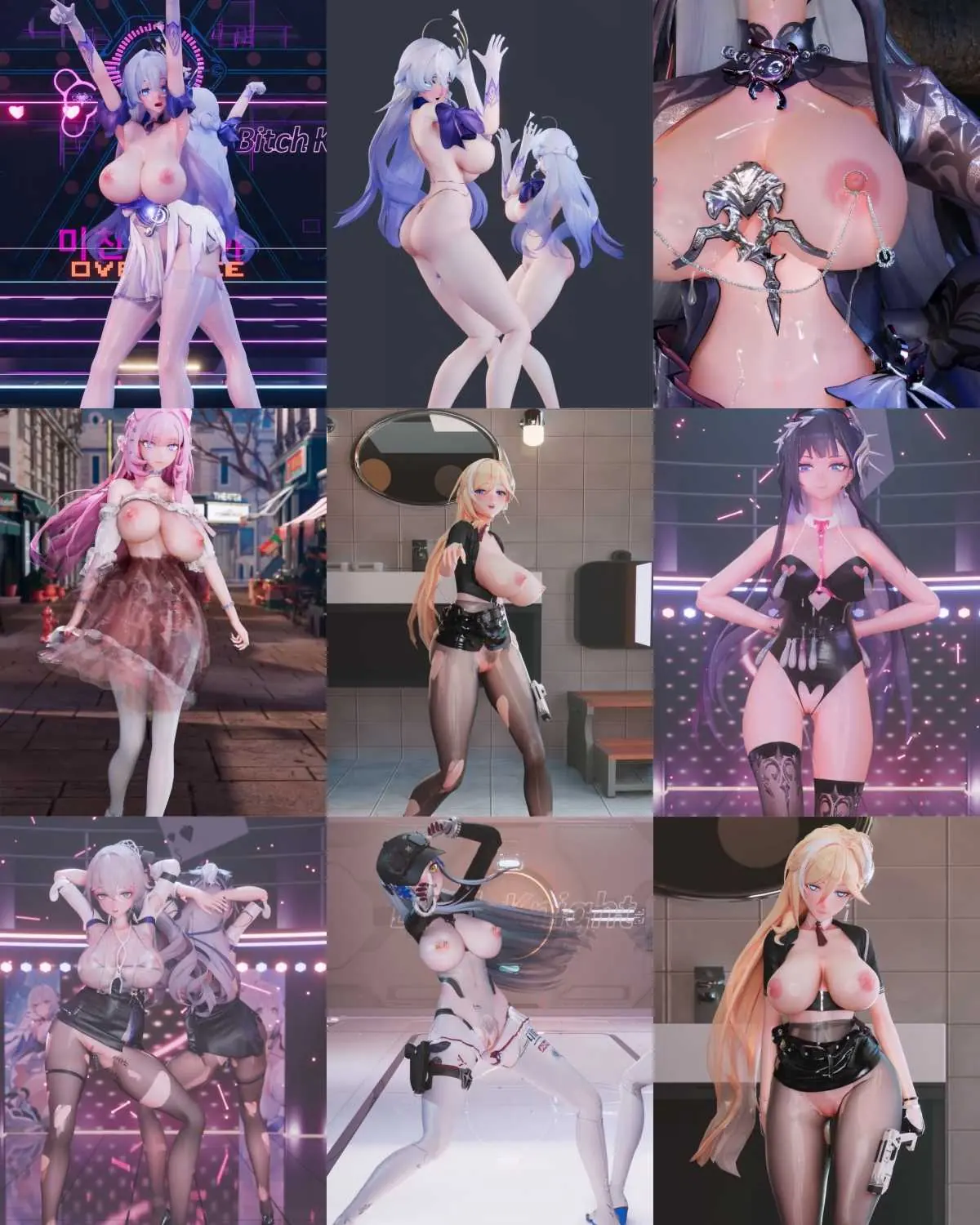 {MMD}{更新至2025.10.8}精品合集_高质量R18MMD_贱人守护者_舞脱{1.12gb/10V}{FM转BD}