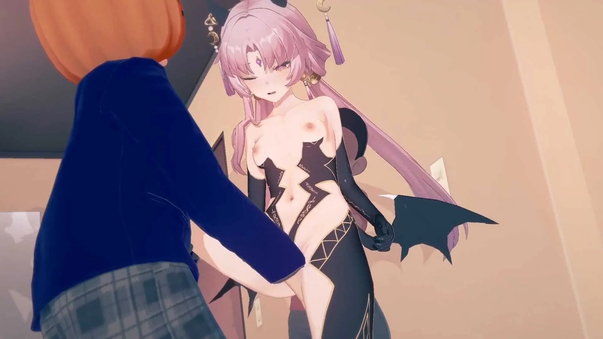 {MMD/tututu/纯啪}星铁NTR 符玄小姐因没给糖而被小鬼头艹{319mb/1080p/飞猫百度}