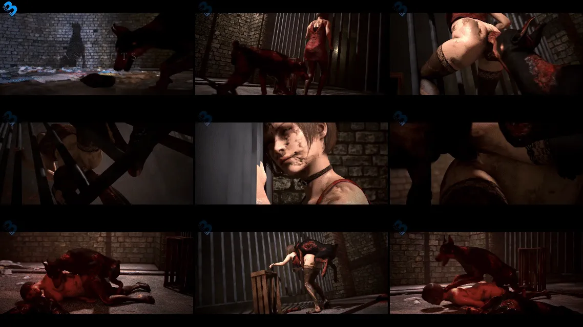 {3D同人动画}barbellsfm–生化危机-被狗狠操的艾达王【259mb-8.30分钟】飞猫+百度
