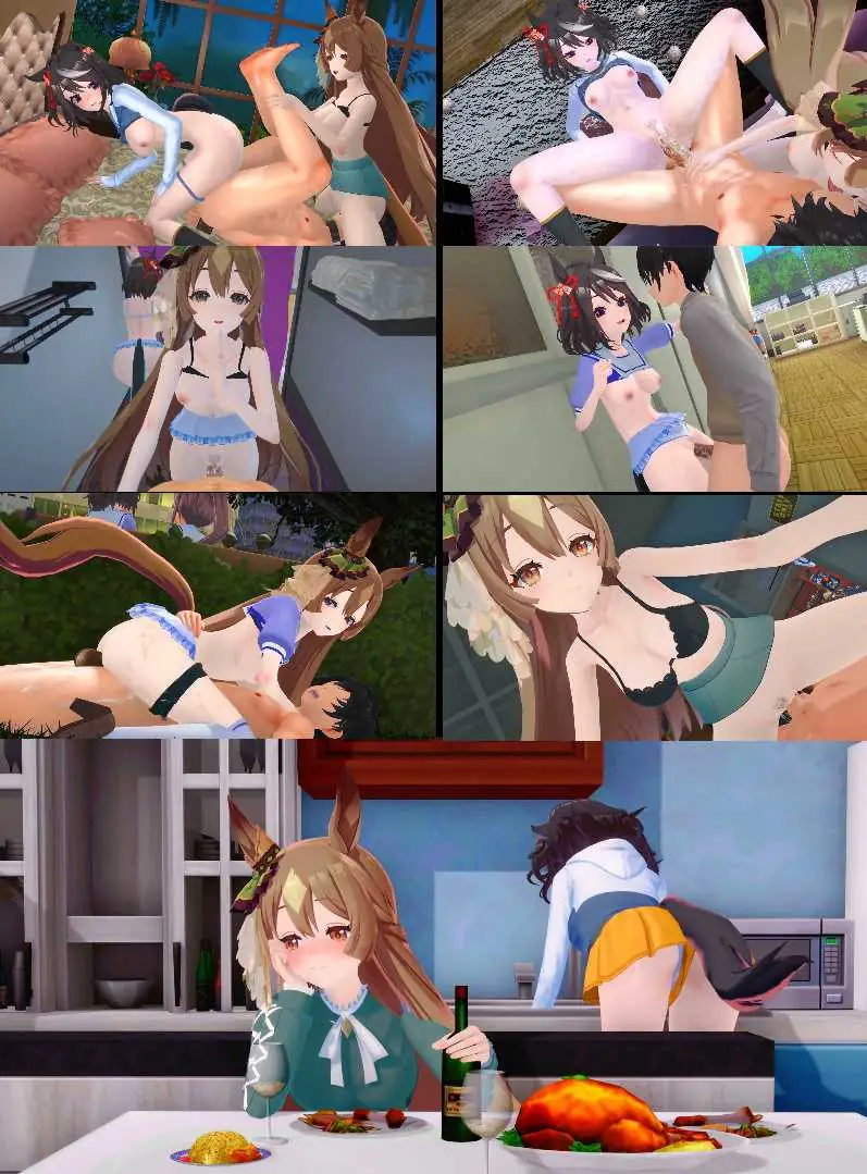{3D同人动画}托雷纳-赛马娘-小北+光钻{255mb-5.16分钟}飞猫+百度