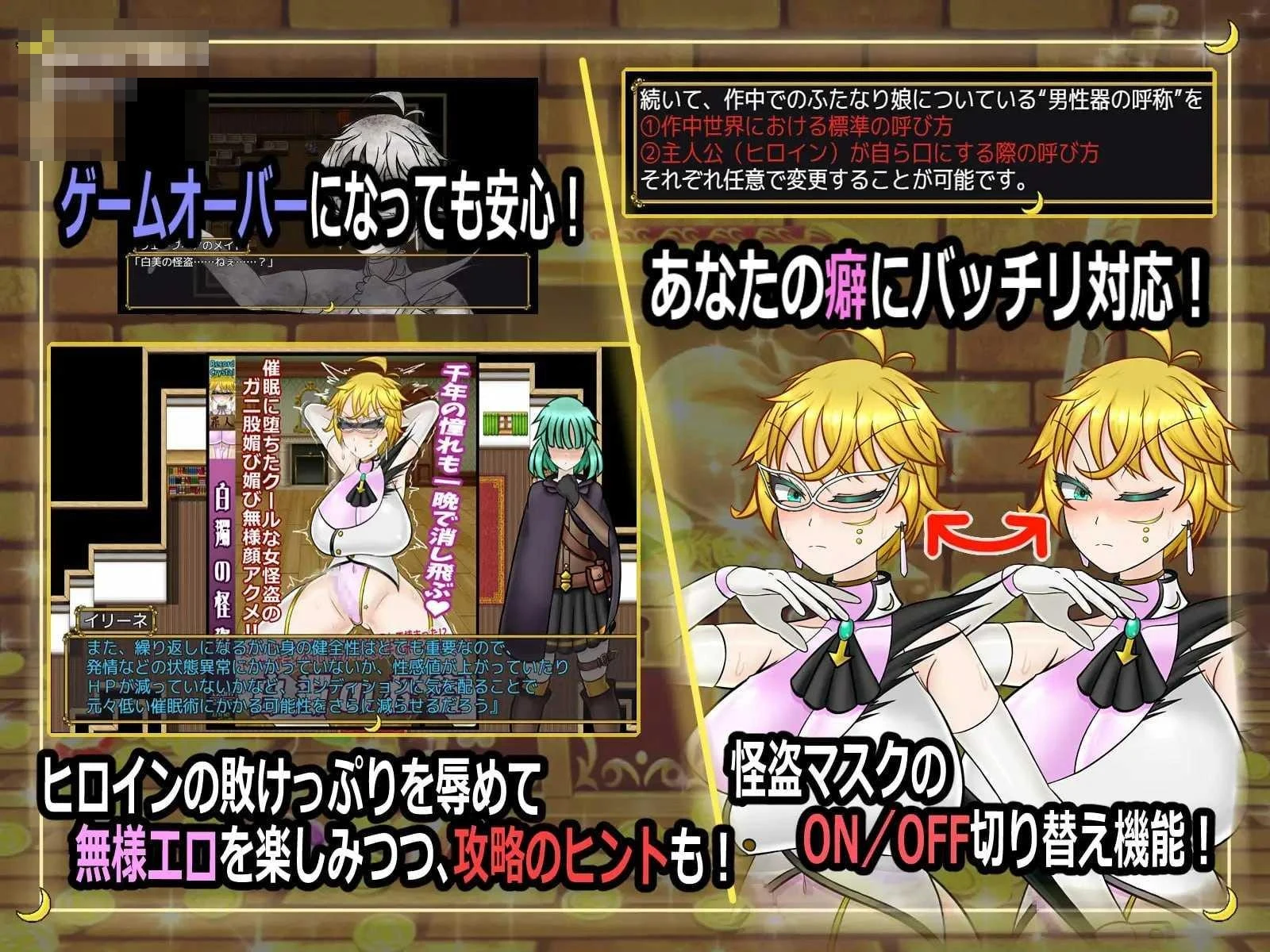 扶她女怪盗娜塔莉亚 ～玷污白美的榨精陷阱～ [RPG] /1.13G 【pc】(百度云/FM)